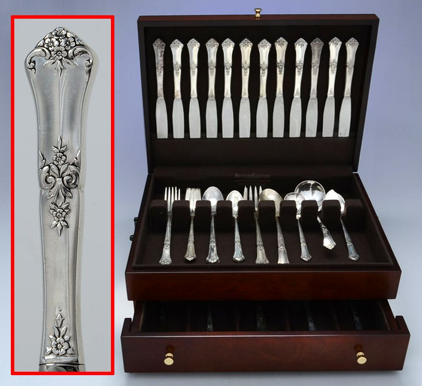 Stately (Sterling, 1948, No Monograms) 79 Piece Set by State House-1