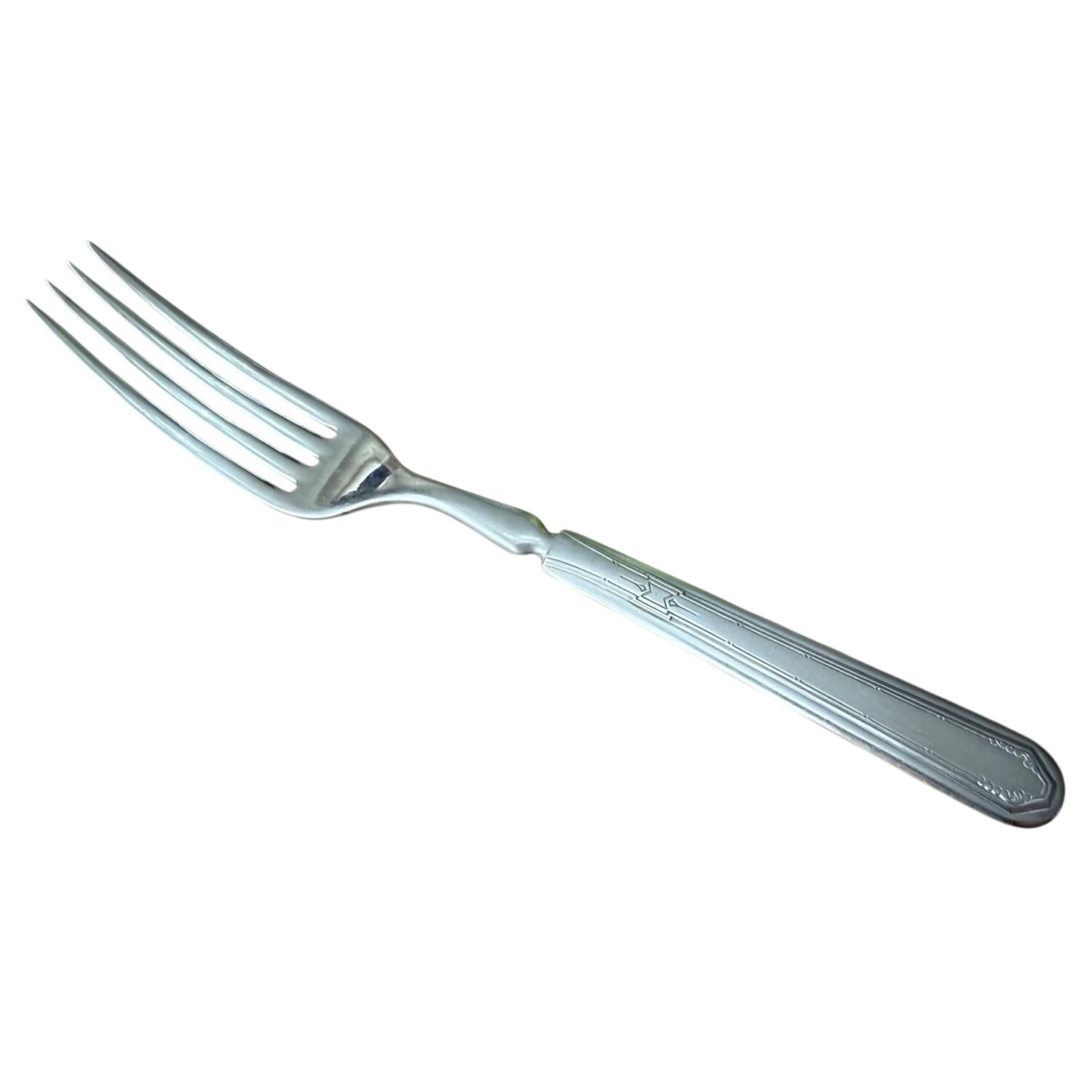 SIF1 (SILVERPLT) Indented Solid Handled Fork by Silverfild-1