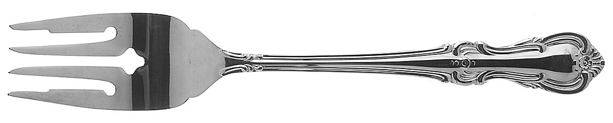 Victoria (Stainless) Medium Solid Cold Meat Serving Fork by Salem-1