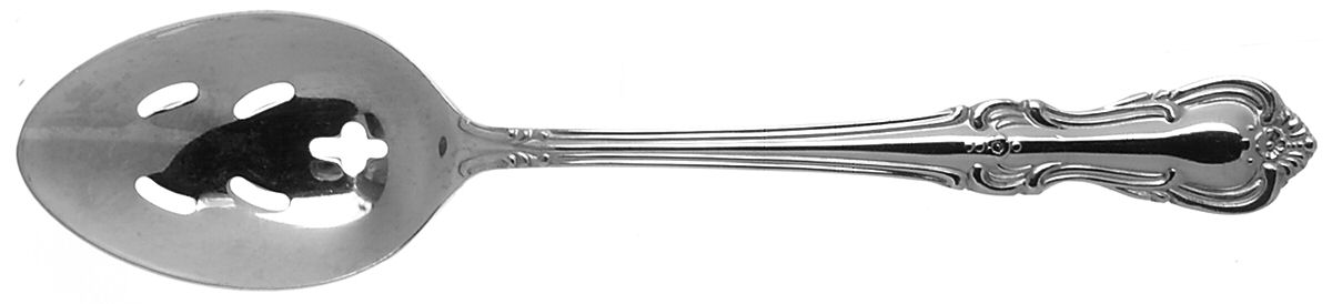 Victoria (Stainless) Pierced Tablespoon (Serving Spoon) by Salem-1