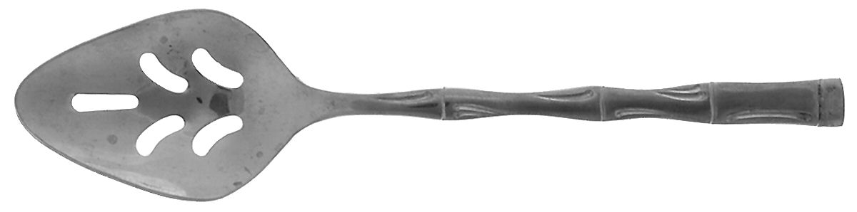 Bamboo (Stainless) Pierced Tablespoon (Serving Spoon) by Sunshine-1