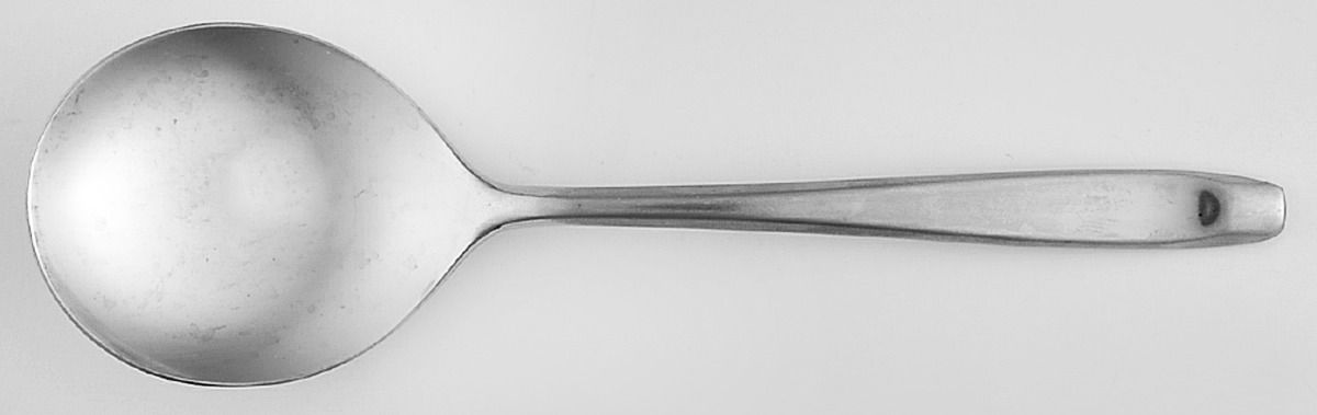 New Dawn (Stainless) Round Bowl Soup Spoon (Cream Soup) by Stanley Rogers-1