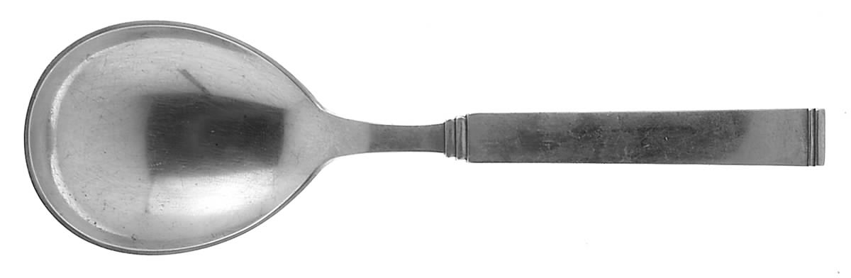 Funkis (Sterling) Solid Serving Spoon by Broderne W & S Sorensen-1