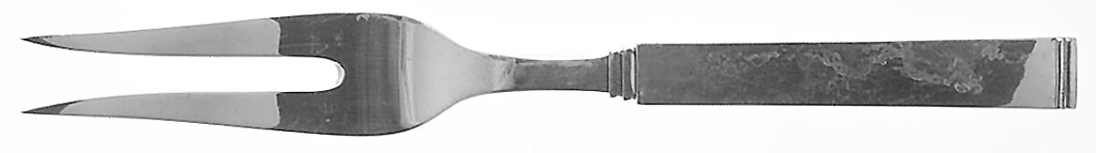 Funkis (Sterling) Medium Solid Cold Meat Serving Fork by Broderne W & S Sorensen-1