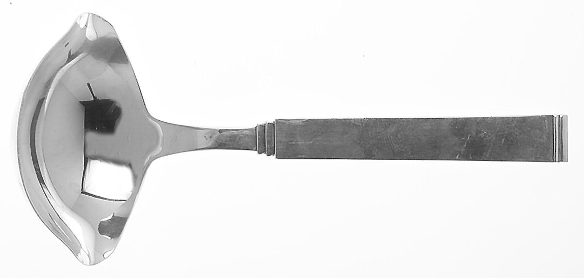 Funkis (Sterling) Solid Gravy Ladle by Broderne W & S Sorensen-1