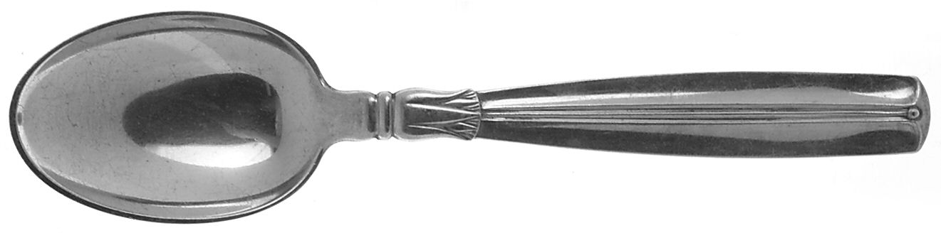 Lotus (Sterling) Dessert/Oval Soup Spoon by Broderne W & S Sorensen-1