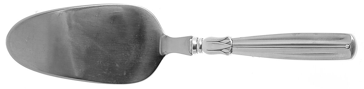 Lotus (Sterling) Cake Server with Stainless Blade by Broderne W & S Sorensen-1
