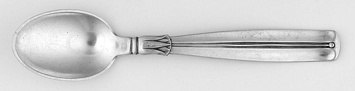 Lotus (Sterling) Demitasse Spoon by Broderne W & S Sorensen-1