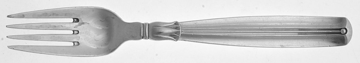 Lotus (Sterling) Dessert Fork by Broderne W & S Sorensen-1