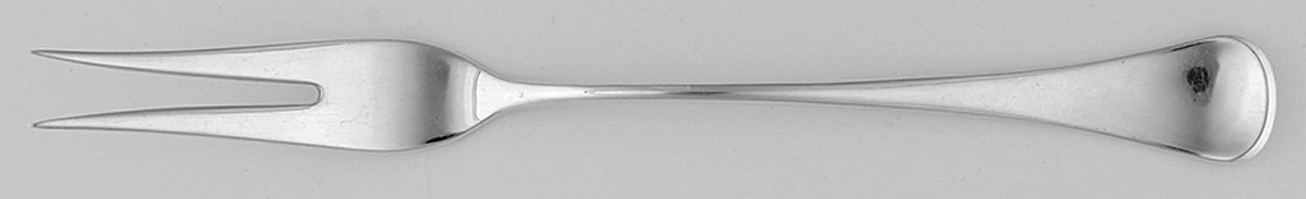 Patricia (Sterling) Medium 2-Tine Cold Meat Serving Fork by Broderne W & S Sorensen-1