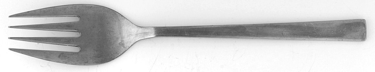 Alaska (Stainless) Medium Solid Cold Meat Serving Fork by Splendide-1