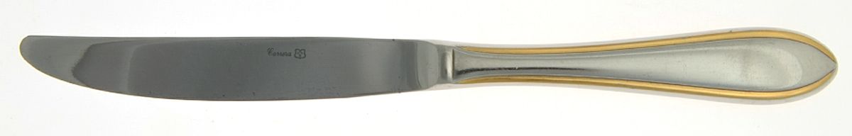 Carrera Gold (Stainless, Gold Accent) Modern Hollow Knife by Splendide-1
