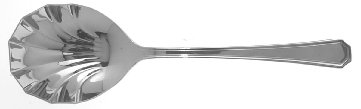 Park Lane (Stainless) Solid Serving Spoon by Splendide-1