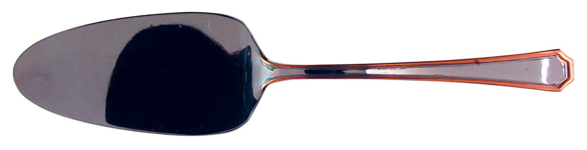 Park Lane Gold (Stainless, Gold Accent) All Stainless Pie Server by Splendide-1