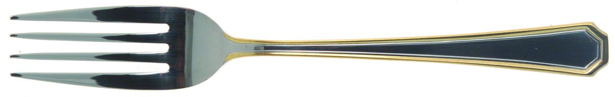 Park Lane Gold (Stainless, Gold Accent) Fork by Splendide-1