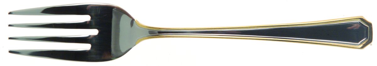 Park Lane Gold (Stainless, Gold Accent) Individual Salad Fork by Splendide-1