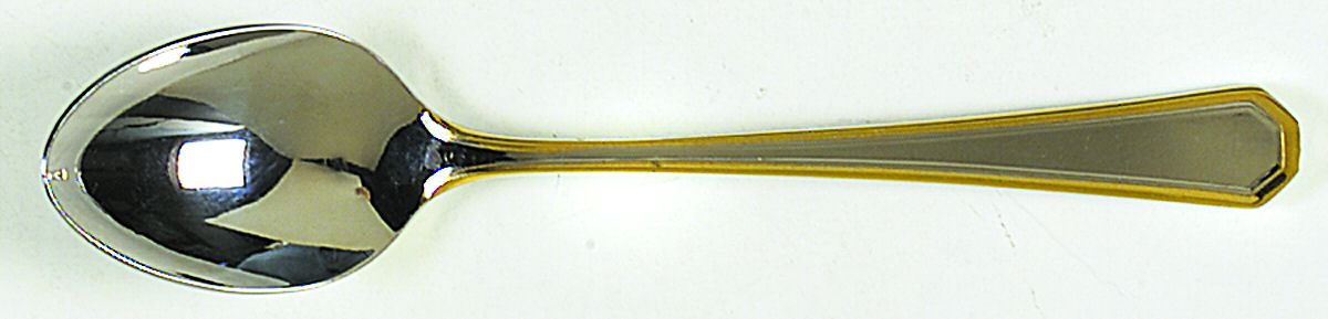 Park Lane Gold (Stainless, Gold Accent) Teaspoon by Splendide-1
