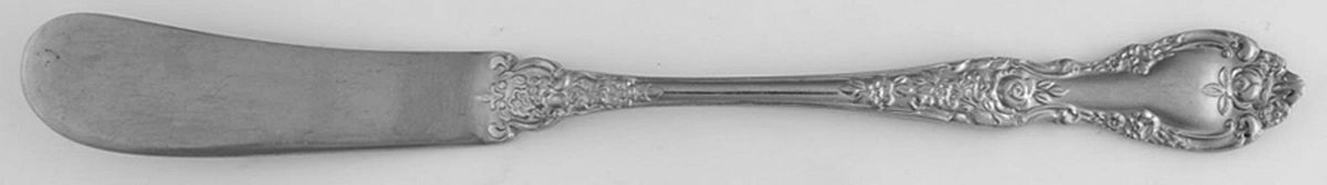 Antique Rose (Stainls) Flat Handle Master Butter Knife by Stanley Roberts-1