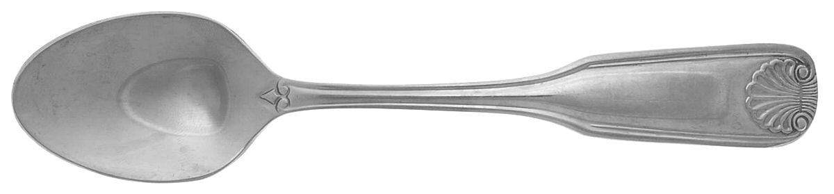 Antique Shell (Stainless) Teaspoon by Stanley Roberts-1