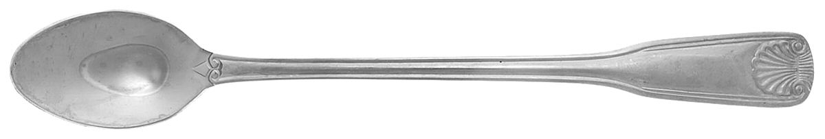 Antique Shell (Stainless) Iced Tea Spoon by Stanley Roberts-1