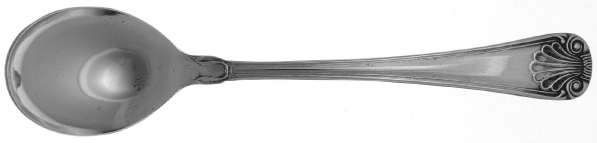 Antique Shell (Stainless) Sugar Spoon by Stanley Roberts-1