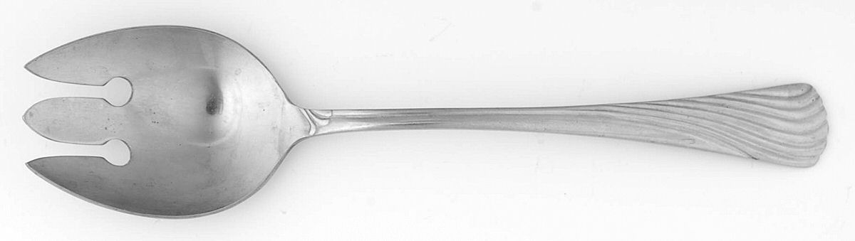 Arcade (Stainless) Medium Solid Cold Meat Serving Fork by Stanley Roberts-1