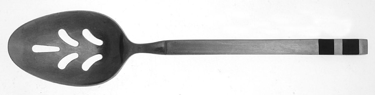 Arosa (Stainless) Pierced Tablespoon (Serving Spoon) by Stanley Roberts-1