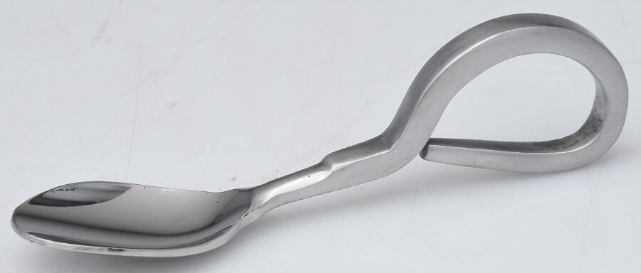 Astro (Stainless) Baby Spoon with Curved Handle HC by Stanley Roberts-1