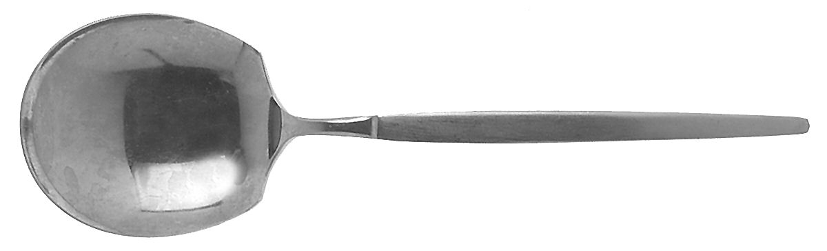 Astro (Stainless) Solid Smooth Casserole Spoon by Stanley Roberts-1