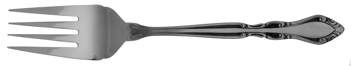 Auberge (Stainless) Medium Solid Cold Meat Serving Fork by Stanley Roberts-1