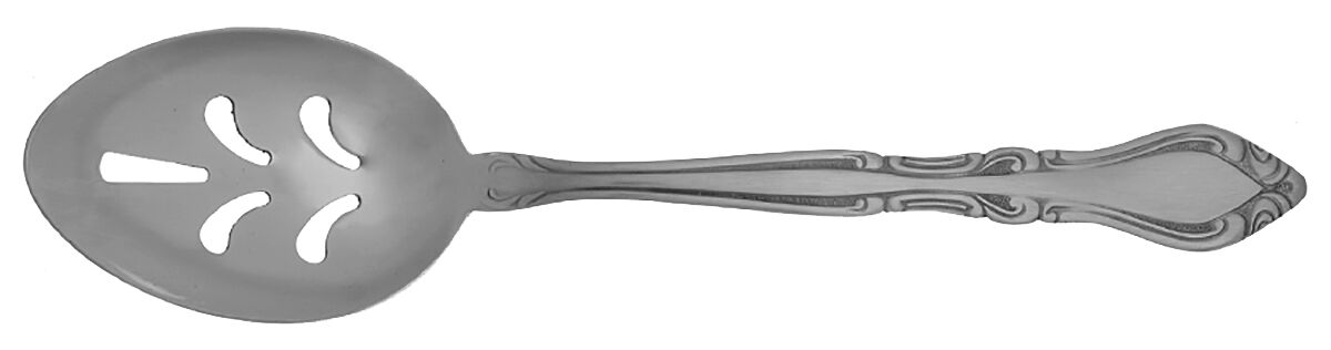 Auberge (Stainless) Pierced Tablespoon (Serving Spoon) by Stanley Roberts-1