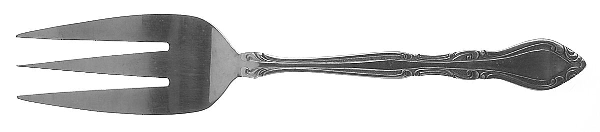 Auberge (Stainless) Medium Solid Cold Meat Serving Fork by Stanley Roberts-1