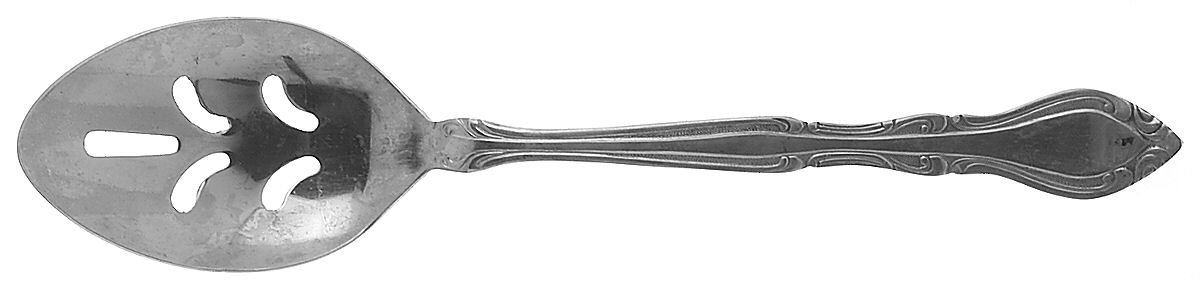Auberge (Stainless) Pierced Tablespoon (Serving Spoon) by Stanley Roberts-1