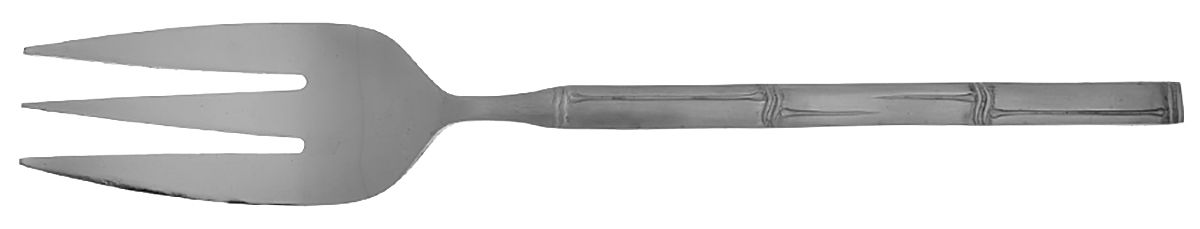 Bambu (Stainless) Large Solid Cold Meat Serving Fork by Stanley Roberts-1