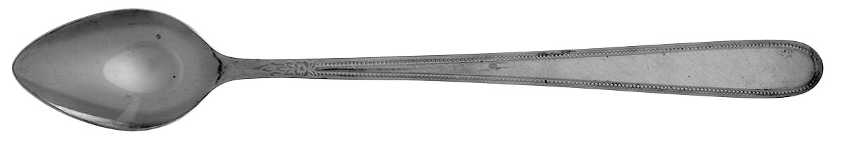 Beaded Elegance (Stainless) Iced Tea Spoon by Stanley Roberts-1