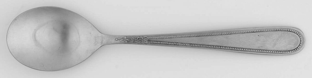 Beaded Elegance (Stainless) Sugar Spoon by Stanley Roberts-1
