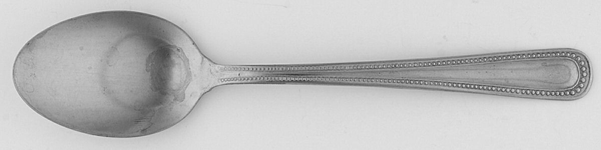 Beaded Splendor (Stainless) Place/Oval Soup Spoon by Stanley Roberts-1
