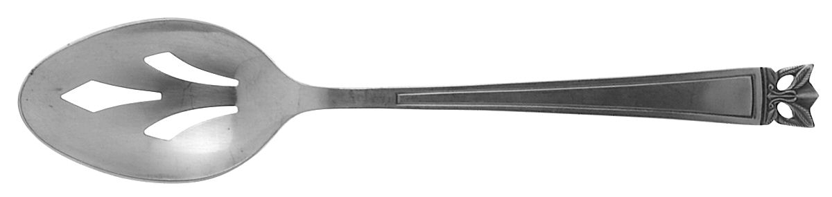 Bordeaux (Stainless) Pierced Tablespoon (Serving Spoon) by Stanley Roberts-1