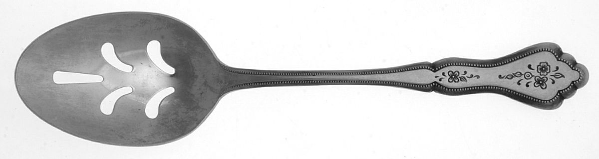 Brentwood (Stainless) Pierced Tablespoon (Serving Spoon) by Stanley Roberts-1