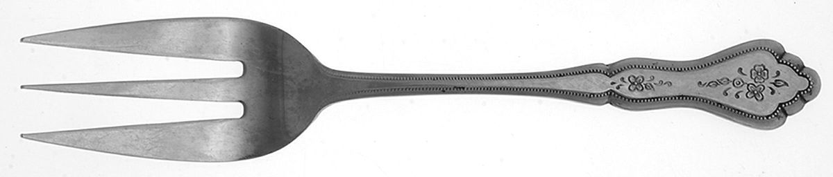 Brentwood (Stainless) Small Solid Cold Meat Serving Fork by Stanley Roberts-1