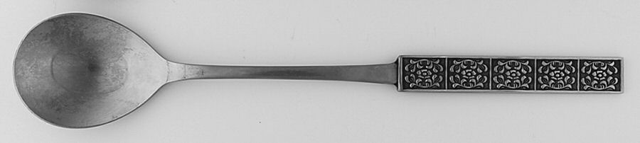 Burguntine-Velvet (Stainless) Oversize Solid Salad Serving Spoon by Stanley Roberts-1