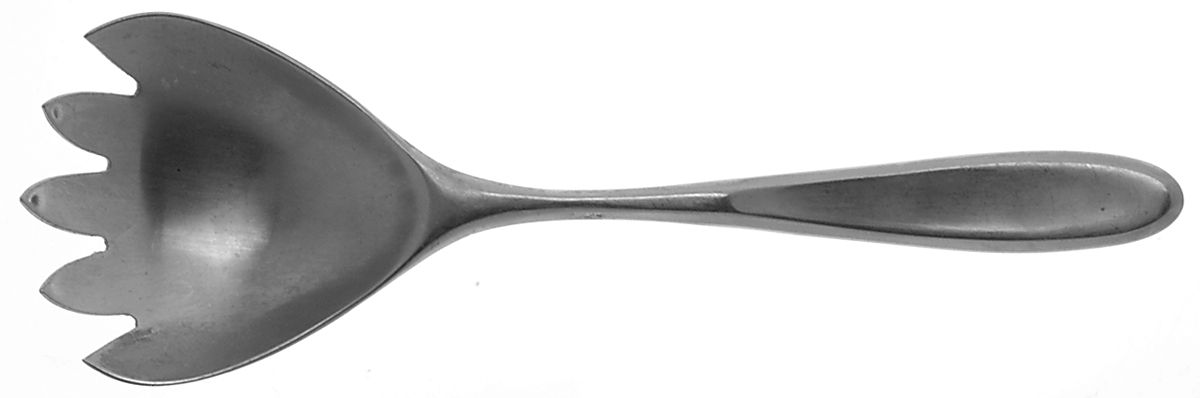 Caneel Bay (Stainless) Solid Serving Fork by Stanley Roberts-1