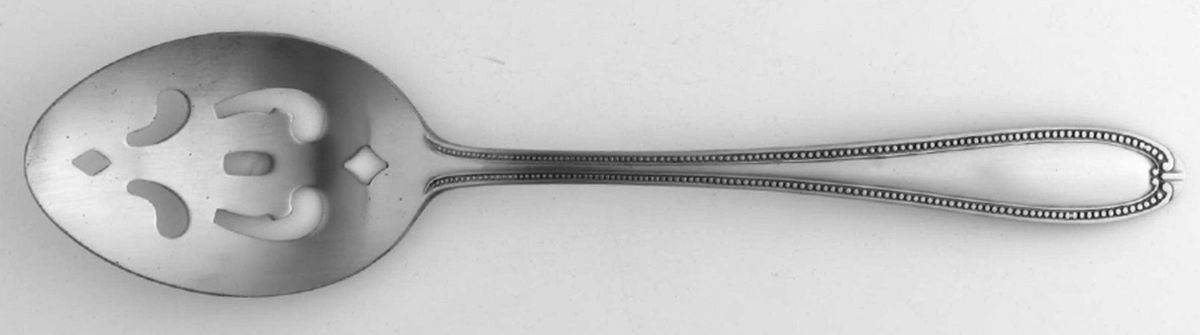 Cameo (Stainless) Pierced Tablespoon (Serving Spoon) by Stanley Roberts-1