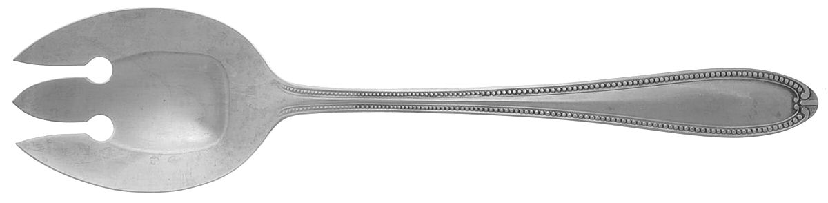 Cameo (Stainless) Medium Solid Cold Meat Serving Fork by Stanley Roberts-1