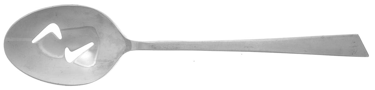 Carif (Stainless, Plain) Pierced Tablespoon (Serving Spoon) by Stanley Roberts-1