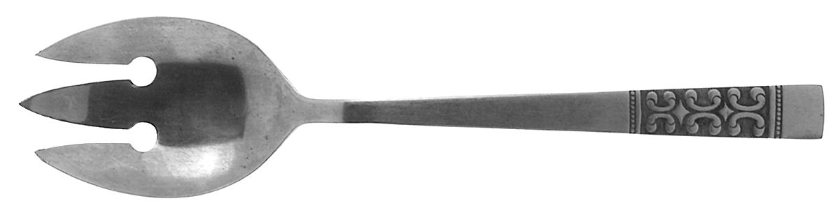 Casa Vista (Stainless) Medium Solid Cold Meat Serving Fork by Stanley Roberts-1