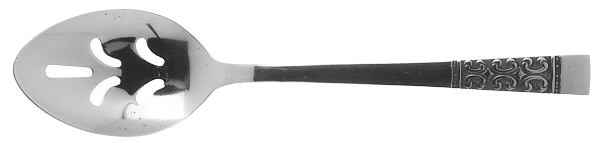 Casa Vista (Stainless) Pierced Tablespoon (Serving Spoon) by Stanley Roberts-1