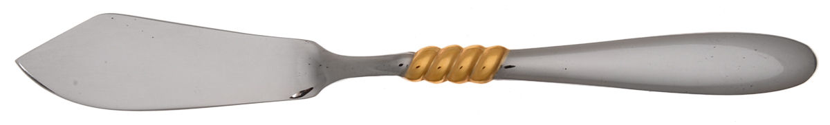 Compliment Gold (Stainless) Flat Handle Master Butter Knife by Stanley Roberts-1