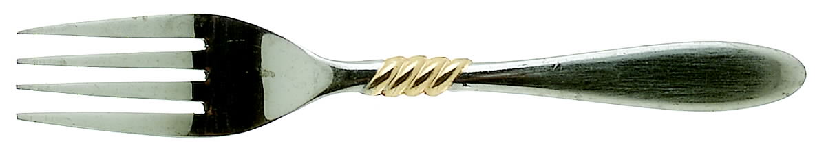 Compliment Gold (Stainless) Individual Salad Fork by Stanley Roberts-1