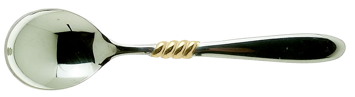 Compliment Gold (Stainless) Sugar Spoon by Stanley Roberts-1